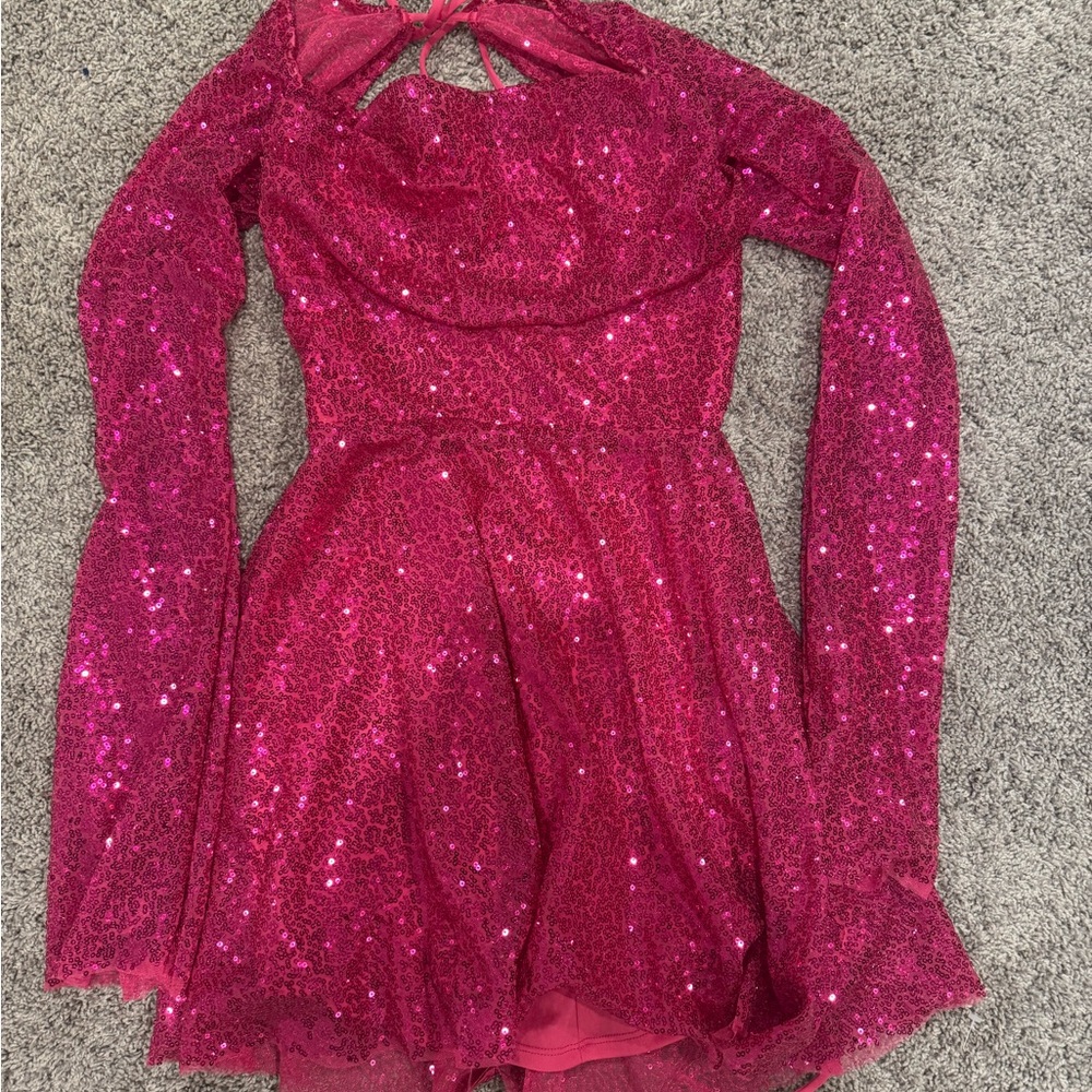 Sparkling Pink Lucy in the Sky Dress